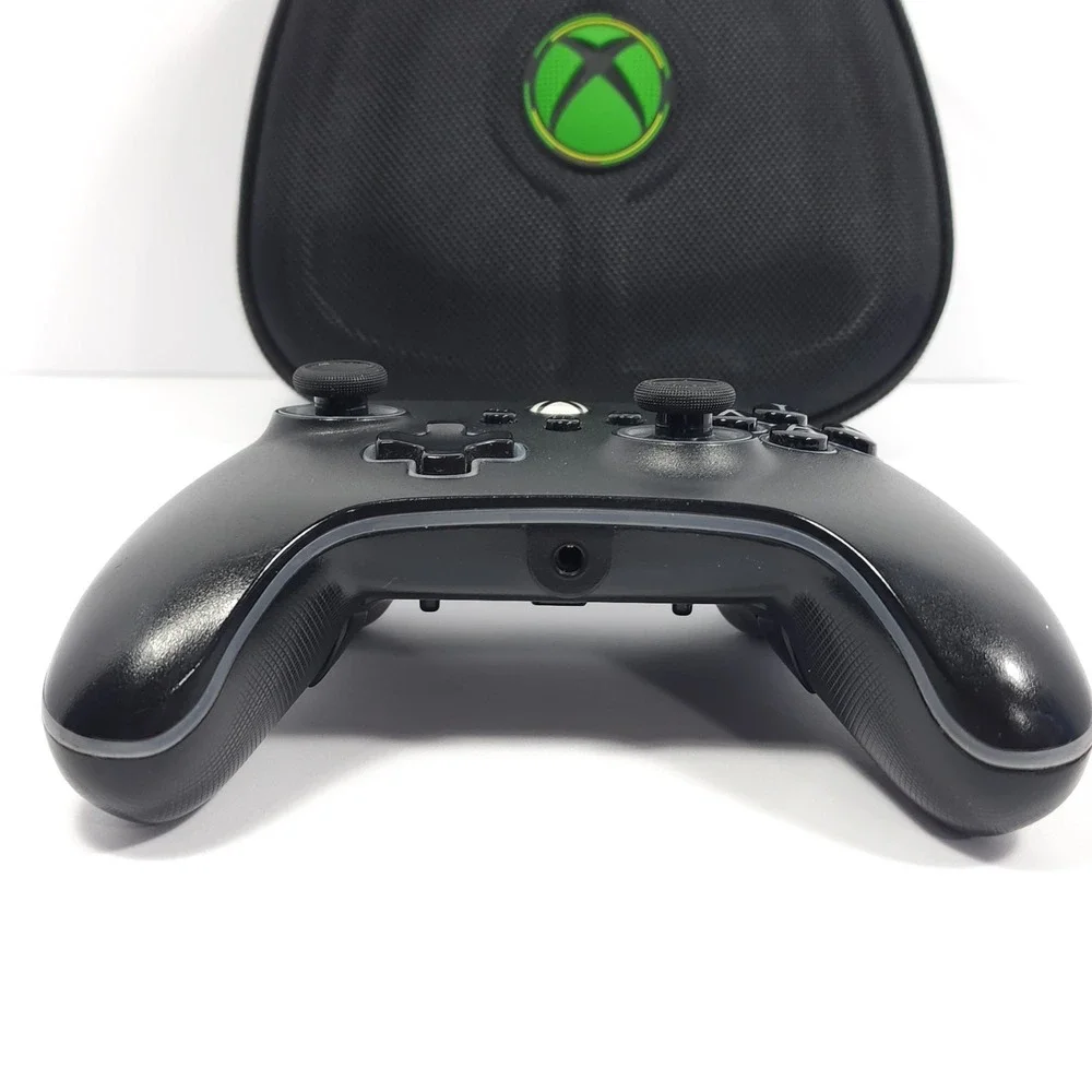 PowerA Advantage Wired Controller Xbox XBGPSPWI‎ Untested Parts only & Case